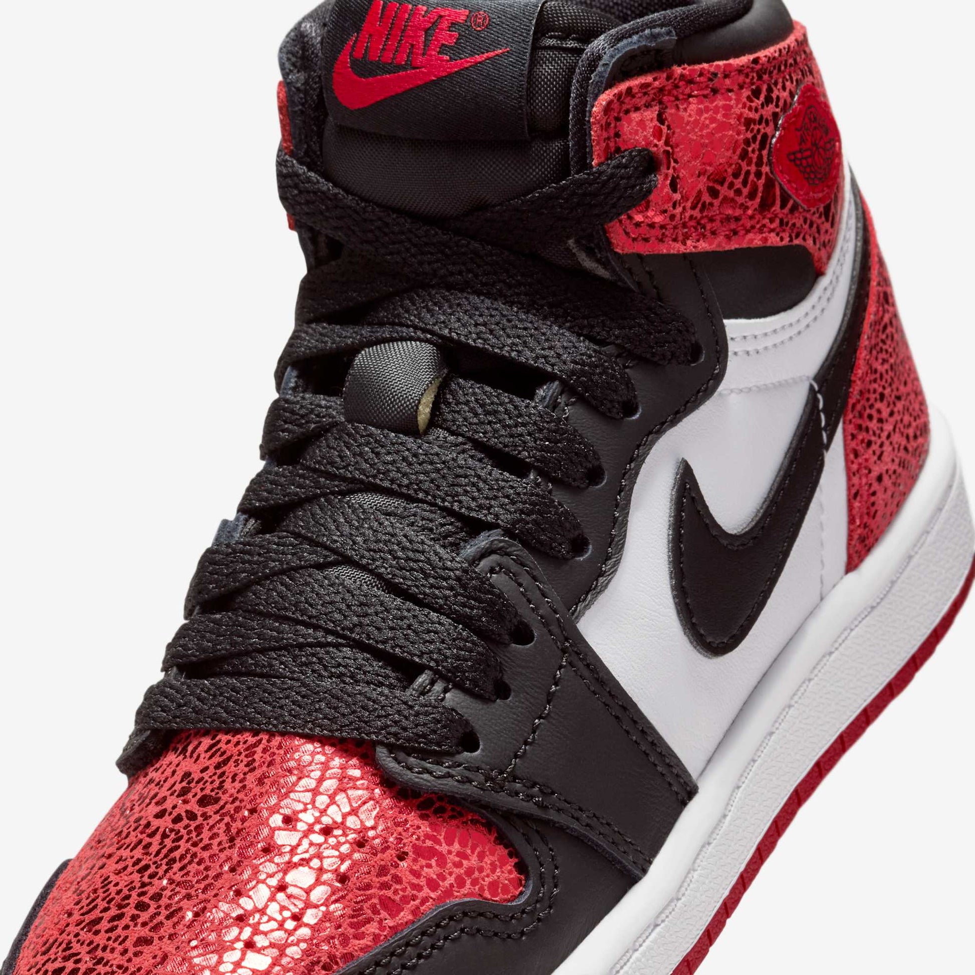 Air Jordan 1 Retro High OG 'Ruby' (2025) (PS) [FD2597-602] Athletic Basketball Sports Sneakers in Varsity Red / Black - White for Unisex Little Kids Pre-School Boys Girls - AVBL MRKT (7)