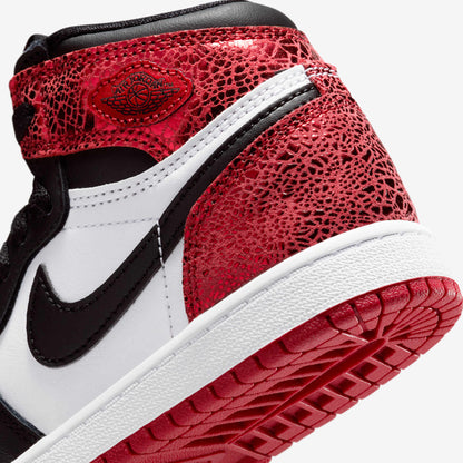 Air Jordan 1 Retro High OG 'Ruby' (2025) (PS) [FD2597-602] Athletic Basketball Sports Sneakers in Varsity Red / Black - White for Unisex Little Kids Pre-School Boys Girls - AVBL MRKT (8)