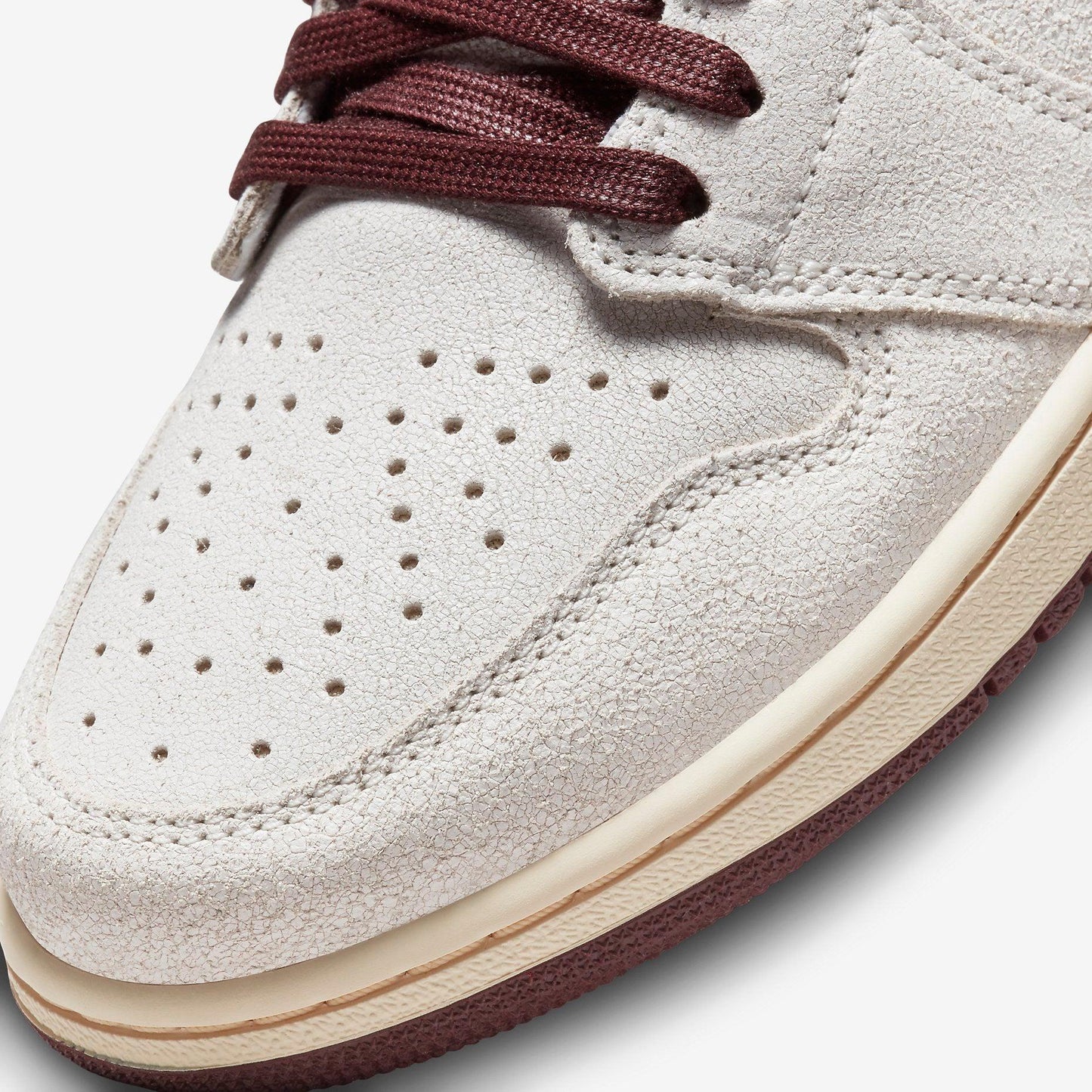 Air Jordan 1 Retro High OG SP x A Ma Maniére 'Airness' (2021) [DO7097-100] Athletic Basketball Sports Sneakers in Sail / Burgundy Crush for Unisex Adult Mens - AVBL MRKT (10)