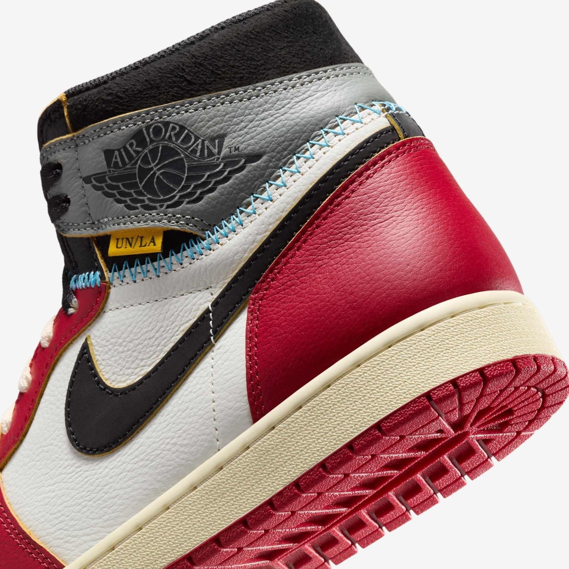 Air Jordan 1 Retro High OG SP x Union LA 'Chicago Shadow' (2025) [HV8563-600] Athletic Basketball Sports Sneakers in Varsity Red / Black - Sail for Unisex Adult Mens - AVBL MRKT (8)