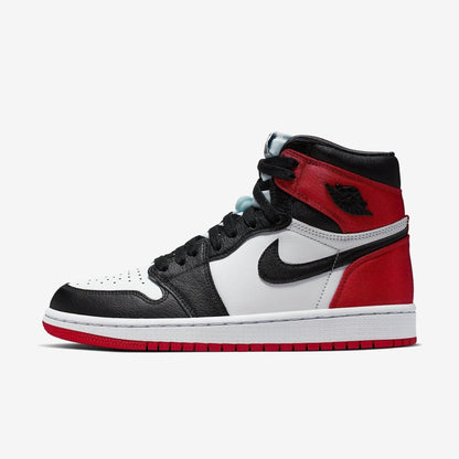 Air Jordan 1 Retro High OG 'Satin Black Toe' (2019) (Womens) [CD0461-016] Athletic Basketball Sports Sneakers in Black / Black - White - Varsity Red for Unisex Adult Female Ladies Girls WMNS - AVBL MRKT (2)