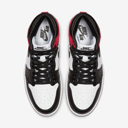 Air Jordan 1 Retro High OG 'Satin Black Toe' (2019) (Womens) [CD0461-016] Athletic Basketball Sports Sneakers in Black / Black - White - Varsity Red for Unisex Adult Female Ladies Girls WMNS - AVBL MRKT (5)