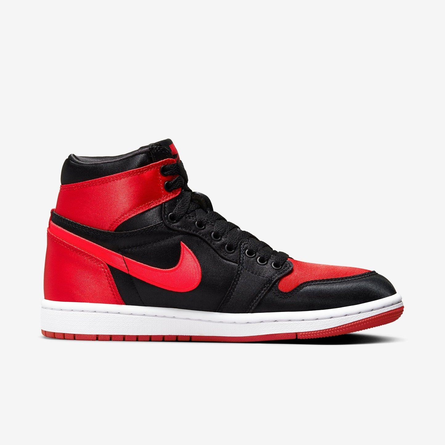 Air Jordan 1 Retro High OG 'Satin Bred' (2023) (Womens) [FD4810-061] Athletic Basketball Sports Sneakers in Black / University Red - White for Unisex Adult Female Ladies Girls WMNS - AVBL MRKT (4)