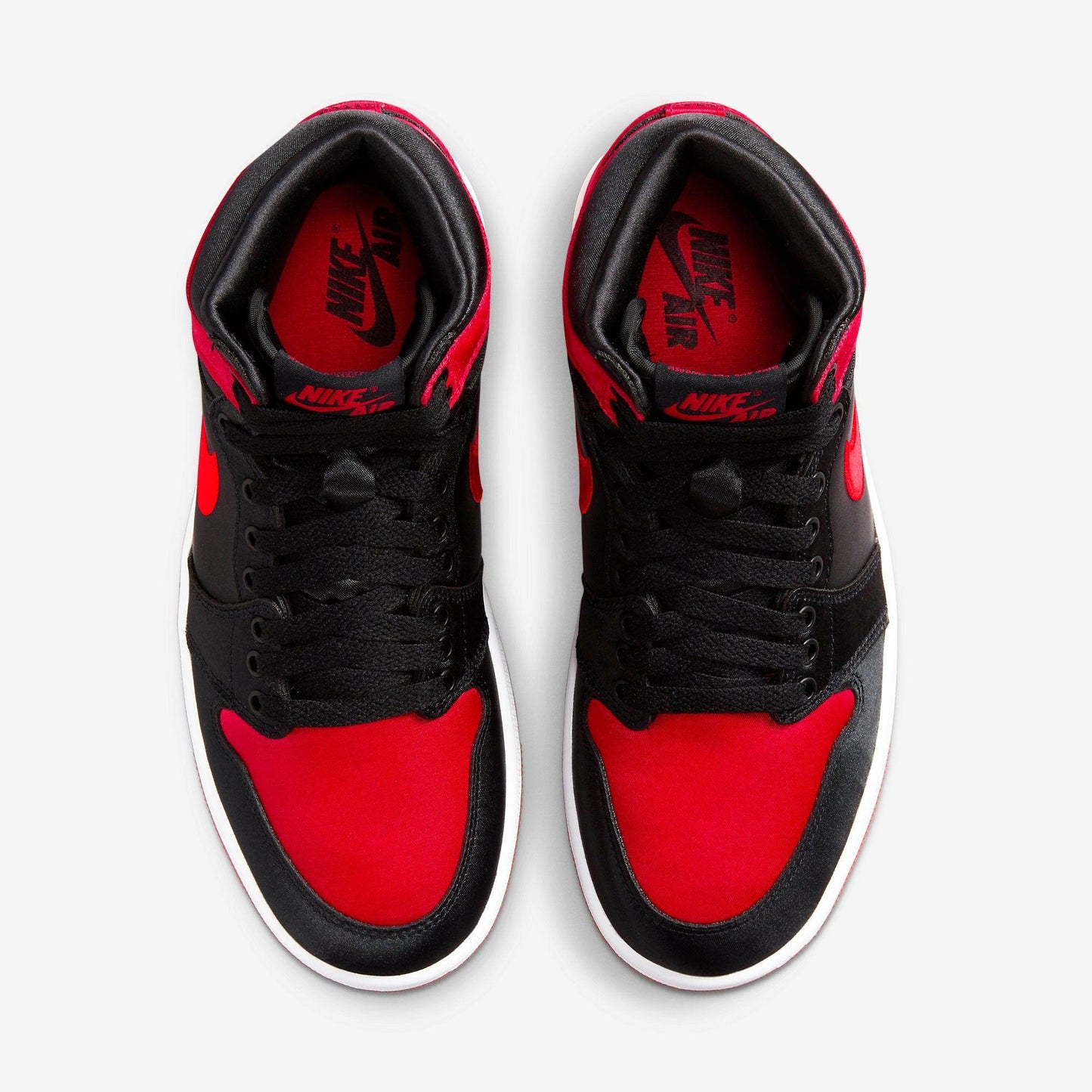 Air Jordan 1 Retro High OG 'Satin Bred' (2023) (Womens) [FD4810-061] Athletic Basketball Sports Sneakers in Black / University Red - White for Unisex Adult Female Ladies Girls WMNS - AVBL MRKT (5)