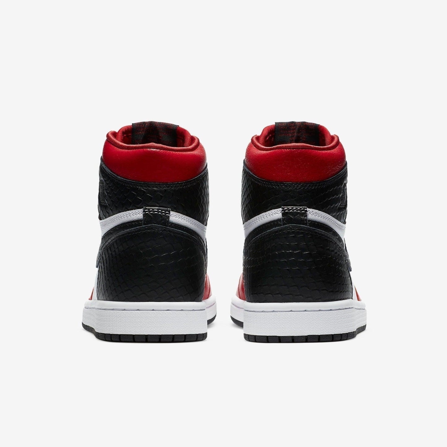 Air Jordan 1 Retro High OG 'Satin Snake' (2020) (Womens) [CD0461-601] Athletic Basketball Sports Sneakers in Gym Red / Black - White for Unisex Adult Female Ladies Girls WMNS - AVBL MRKT (6)