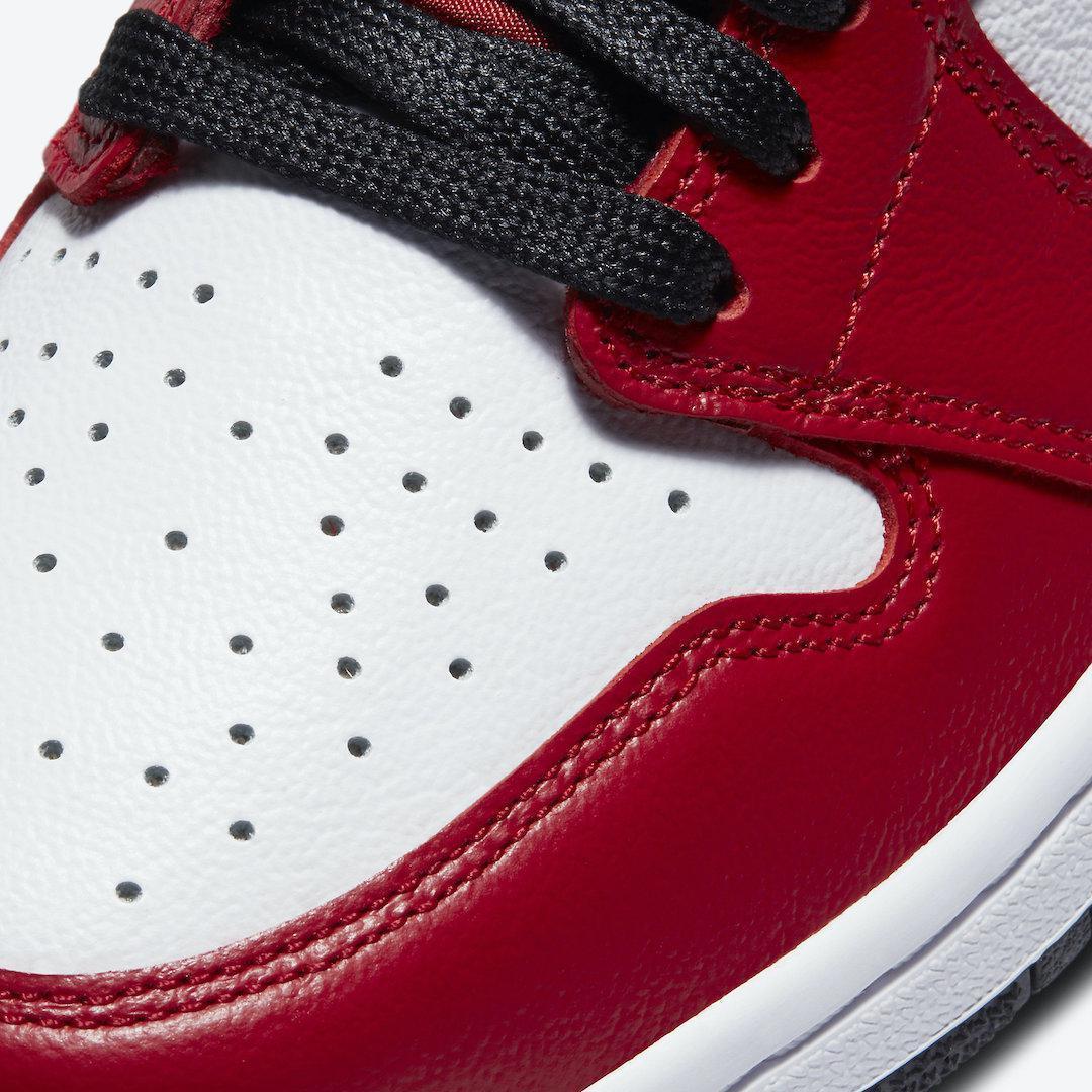 Air Jordan 1 Retro High OG 'Satin Snake' (2020) (Womens) [CD0461-601] Athletic Basketball Sports Sneakers in Gym Red / Black - White for Unisex Adult Female Ladies Girls WMNS - AVBL MRKT (7)