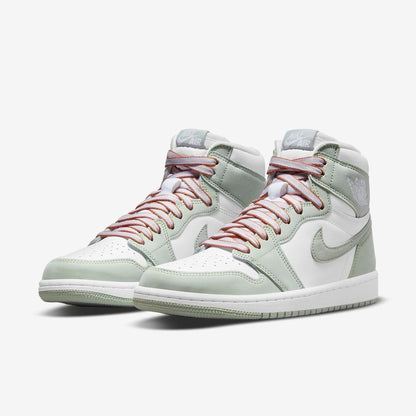 Air Jordan 1 Retro High OG 'Seafoam' (2021) (Womens) [CD0461-002] Athletic Basketball Sports Sneakers in Seafoam / White - Healing Orange for Unisex Adult Female Ladies Girls WMNS - AVBL MRKT (1)
