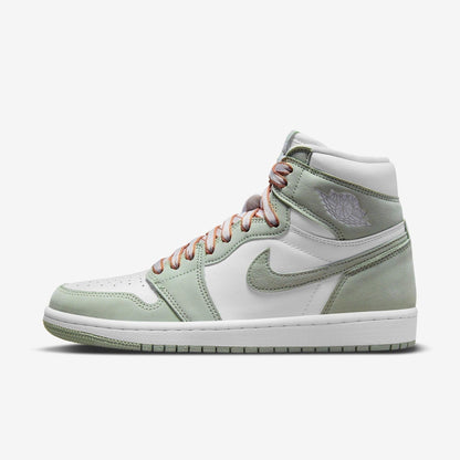 Air Jordan 1 Retro High OG 'Seafoam' (2021) (Womens) [CD0461-002] Athletic Basketball Sports Sneakers in Seafoam / White - Healing Orange for Unisex Adult Female Ladies Girls WMNS - AVBL MRKT (2)