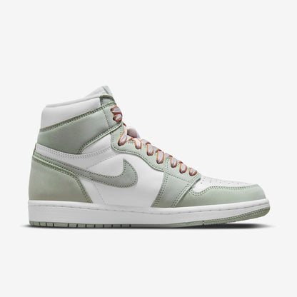 Air Jordan 1 Retro High OG 'Seafoam' (2021) (Womens) [CD0461-002] Athletic Basketball Sports Sneakers in Seafoam / White - Healing Orange for Unisex Adult Female Ladies Girls WMNS - AVBL MRKT (4)