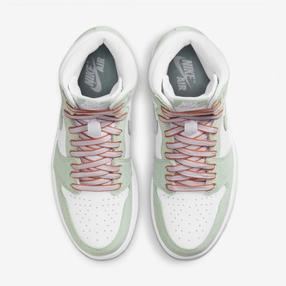 Air Jordan 1 Retro High OG 'Seafoam' (2021) (Womens) [CD0461-002] Athletic Basketball Sports Sneakers in Seafoam / White - Healing Orange for Unisex Adult Female Ladies Girls WMNS - AVBL MRKT (5)
