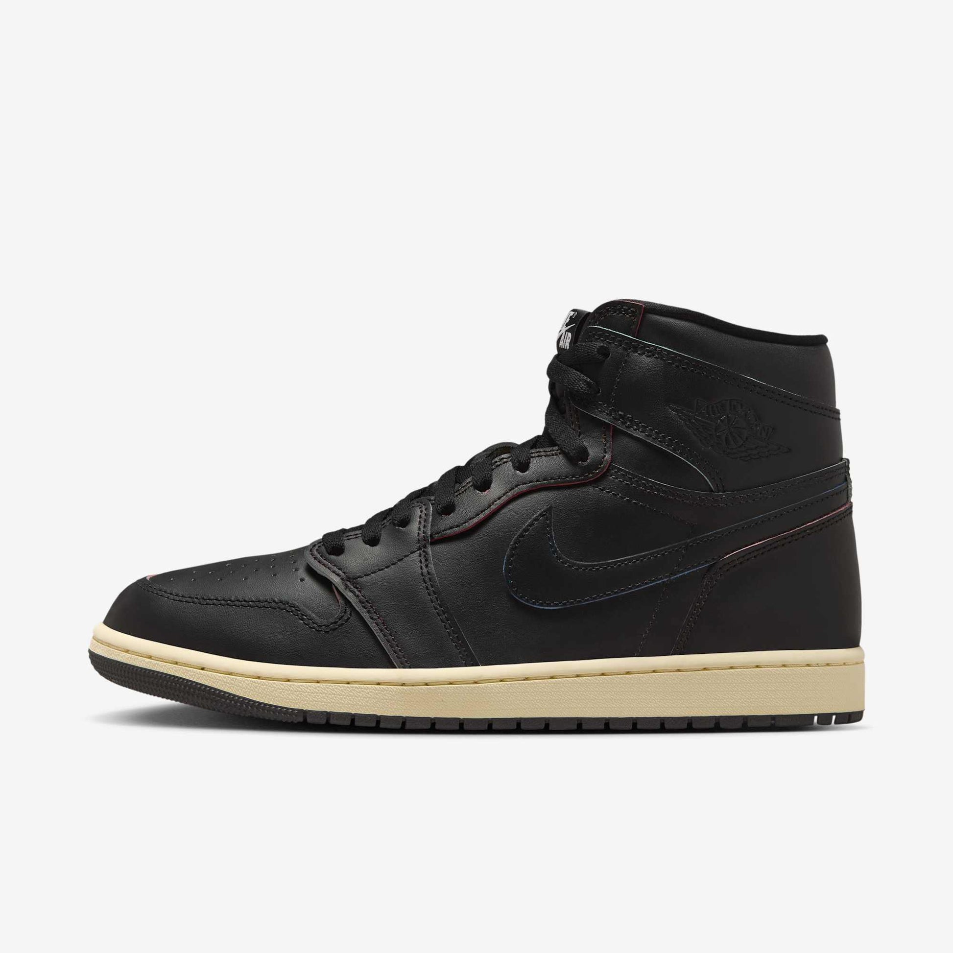 Air Jordan 1 Retro High OG 'Self-Expression' (2025) [DZ5485-002] Athletic Basketball Sports Sneakers in Black / Black - Muslin for Unisex Adult Mens - AVBL MRKT (2)