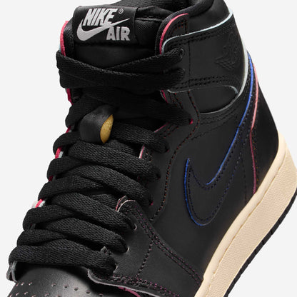 Air Jordan 1 Retro High OG 'Self-Expression' (2025) (GS) [FD1437-002] Athletic Basketball Sports Sneakers in Black / Black - Muslin for Unisex Youth Kids Junior Boys Girls - AVBL MRKT (7)