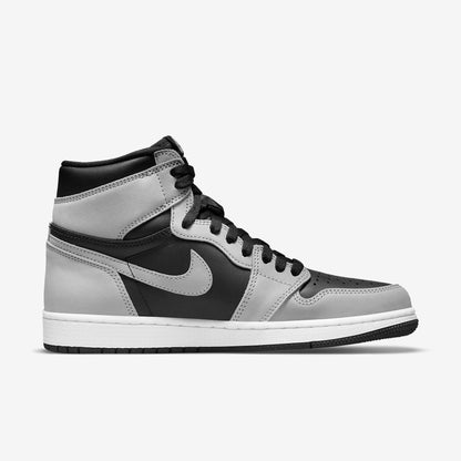 Air Jordan 1 Retro High OG 'Shadow 2.0' (2021) [555088-035] Athletic Basketball Sports Sneakers in Black / Light Smoke Grey - White for Unisex Adult Mens - AVBL MRKT (4)