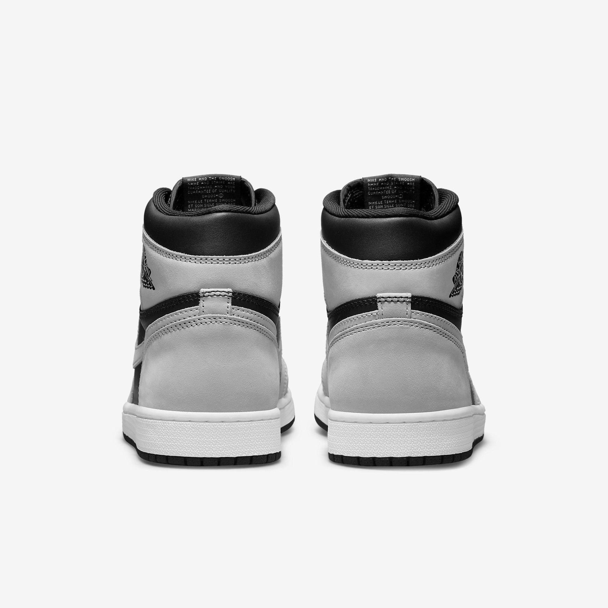Air Jordan 1 Retro High OG 'Shadow 2.0' (2021) [555088-035] Athletic Basketball Sports Sneakers in Black / Light Smoke Grey - White for Unisex Adult Mens - AVBL MRKT (6)