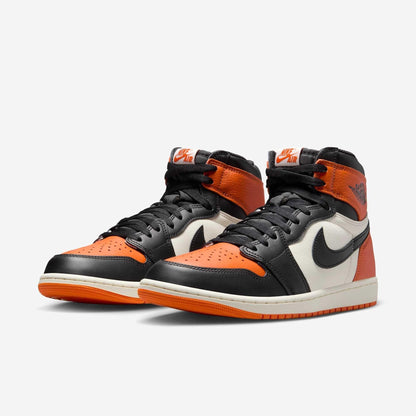 Air Jordan 1 Retro High OG 'Shattered Backboard SBB 1.0' (2025) [DZ5485-008] Athletic Basketball Sports Sneakers in Black / Black - Sail - Starfish for Unisex Adult Mens - AVBL MRKT (1)