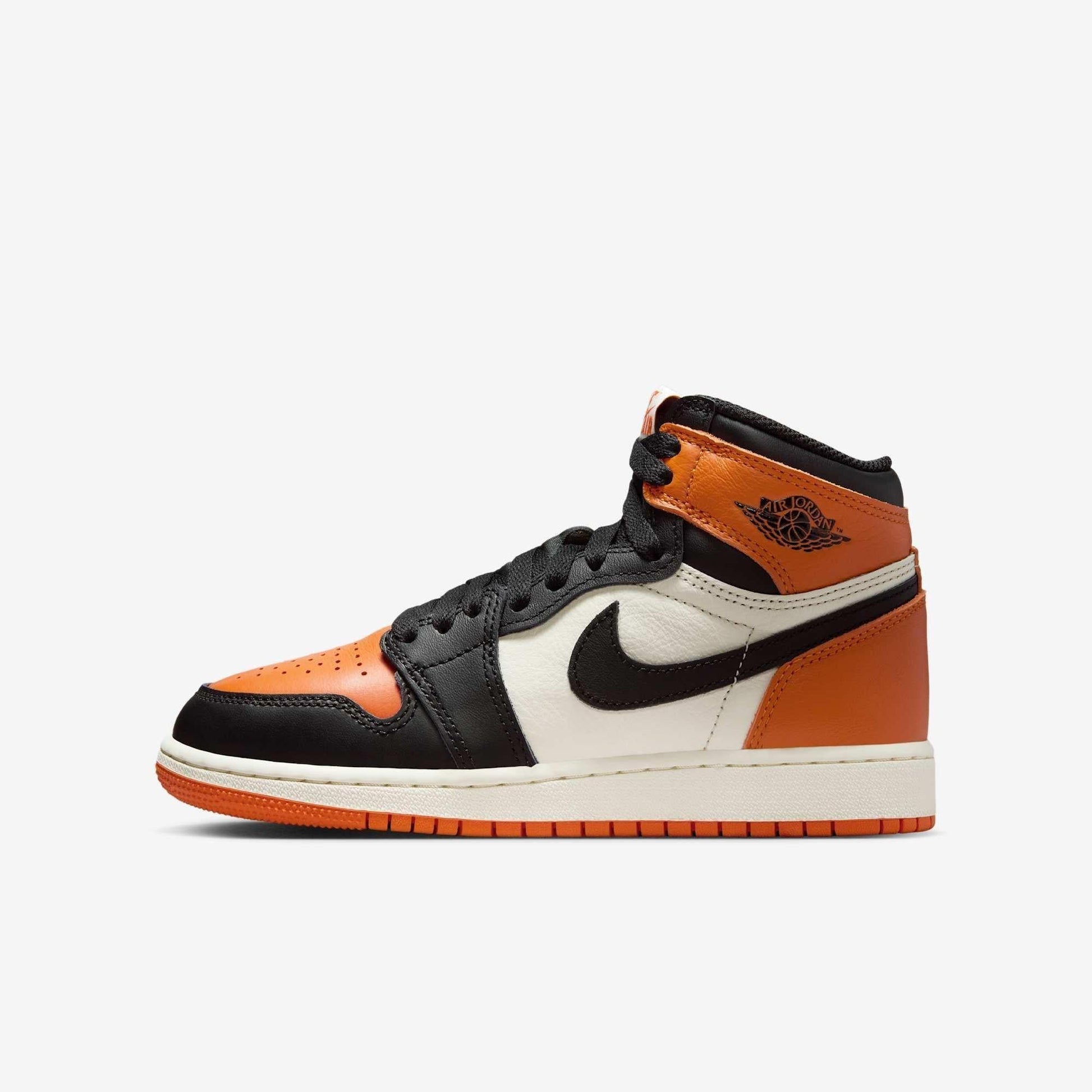 Air Jordan 1 Retro High OG 'Shattered Backboard SBB 1.0' (2025) (GS) [FD1437-008] Athletic Basketball Sports Sneakers in Black / Black - Sail - Starfish for Unisex Youth Kids Junior Boys Girls - AVBL MRKT (2)
