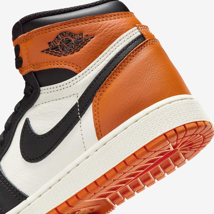 Air Jordan 1 Retro High OG 'Shattered Backboard SBB 1.0' (2025) (GS) [FD1437-008] Athletic Basketball Sports Sneakers in Black / Black - Sail - Starfish for Unisex Youth Kids Junior Boys Girls - AVBL MRKT (8)