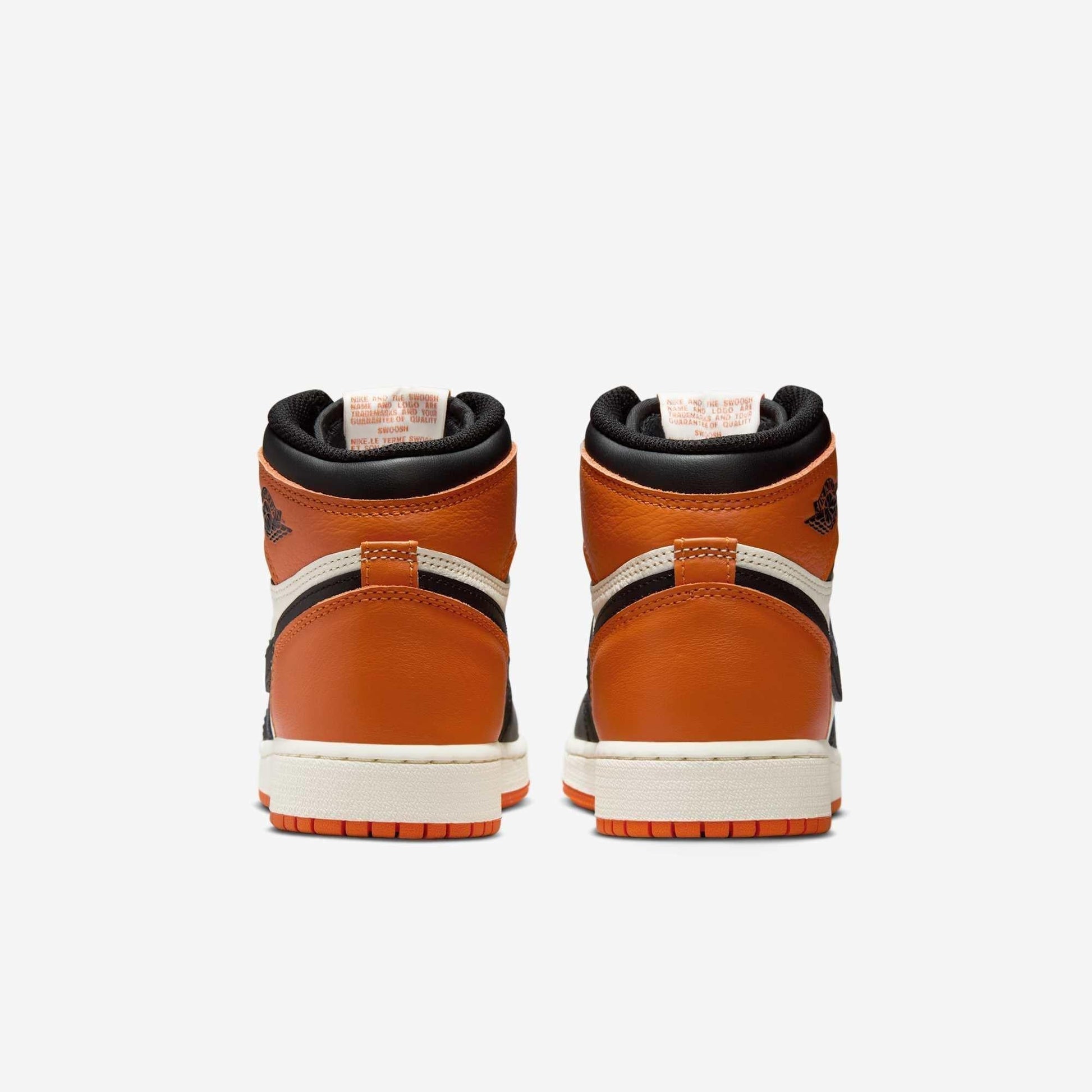 Air Jordan 1 Retro High OG 'Shattered Backboard SBB 1.0' (2025) (GS) [FD1437-008] Athletic Basketball Sports Sneakers in Black / Black - Sail - Starfish for Unisex Youth Kids Junior Boys Girls - AVBL MRKT (6)