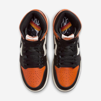 Air Jordan 1 Retro High OG 'Shattered Backboard SBB 1.0' (2025) (GS) [FD1437-008] Athletic Basketball Sports Sneakers in Black / Black - Sail - Starfish for Unisex Youth Kids Junior Boys Girls - AVBL MRKT (5)