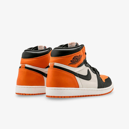 Air Jordan 1 Retro High OG 'Shattered Backboard SBB' (2015) [555088-005] Athletic Basketball Sports Sneakers in Black / Starfish - Sail for Unisex Adult Mens - AVBL MRKT (4)