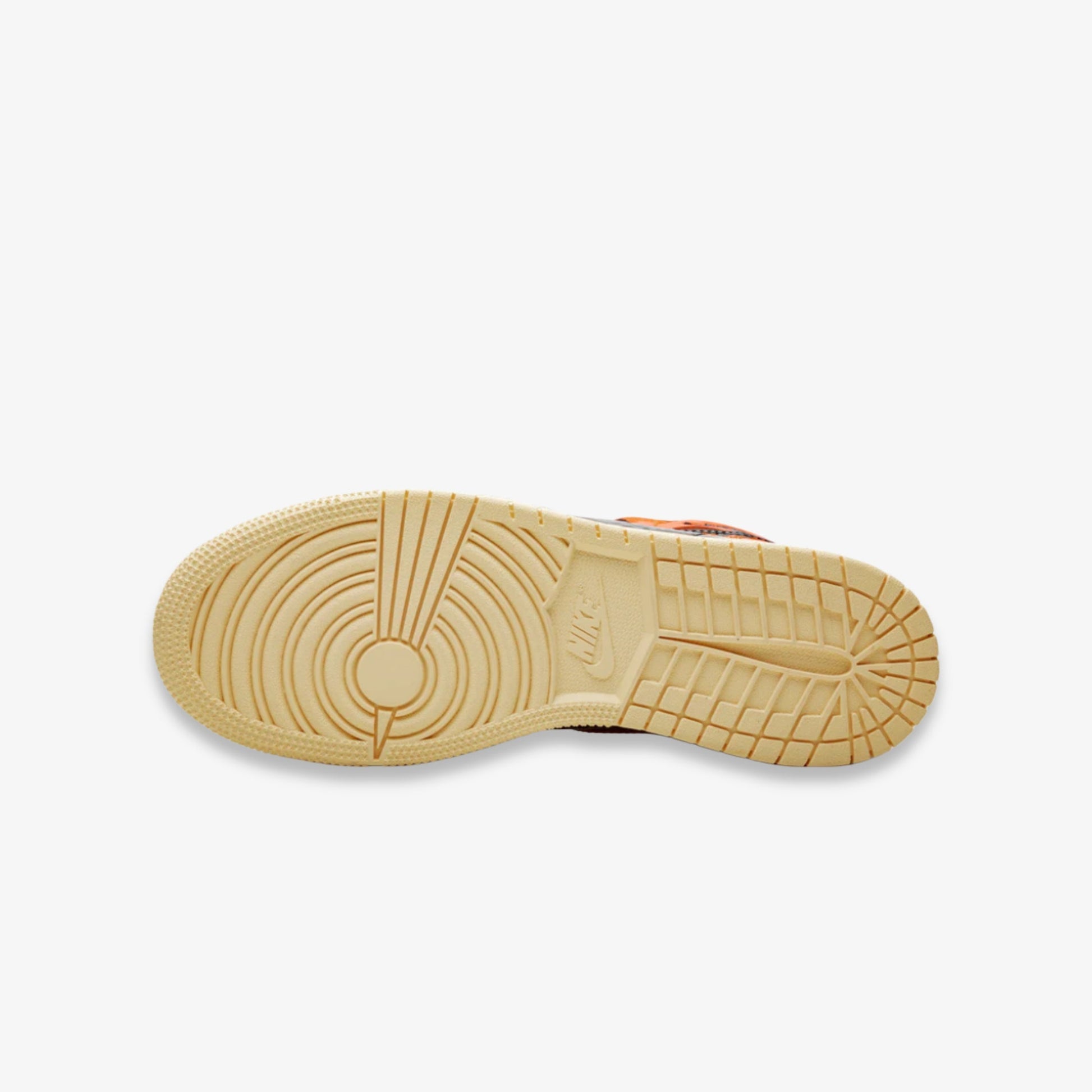 Air Jordan 1 Retro High OG 'Shattered Backboard SBB 3.0' (2019) (GS) [575441-028] Athletic Basketball Sports Sneakers in Black / Starfish - Pale Vanilla for Unisex Youth Kids Junior Boys Girls - AVBL MRKT (5)