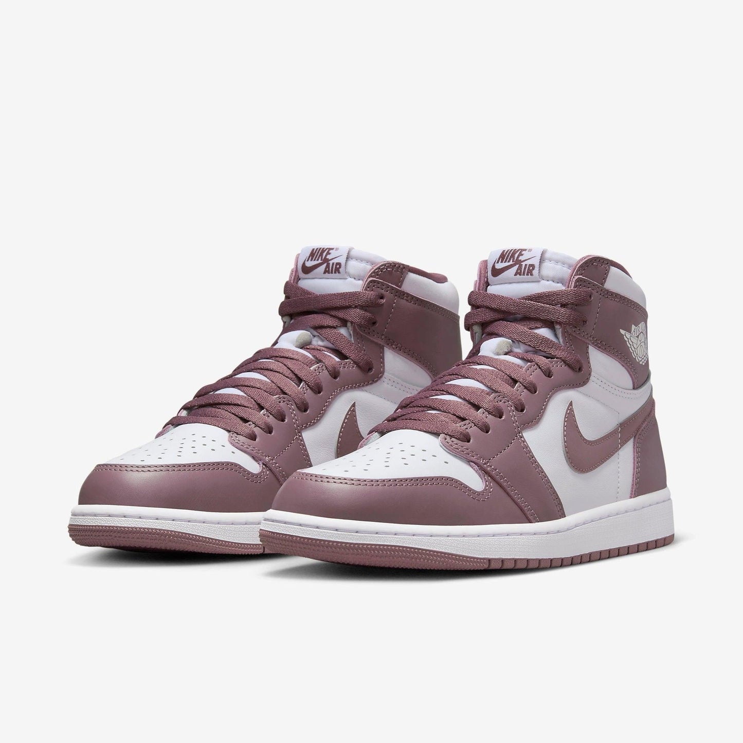 Air Jordan 1 Retro High OG 'Sky J Mauve' (2023) [DZ5485-105] Athletic Basketball Sports Sneakers in White / Sky J Mauve - White for Unisex Adult Mens - AVBL MRKT (1)