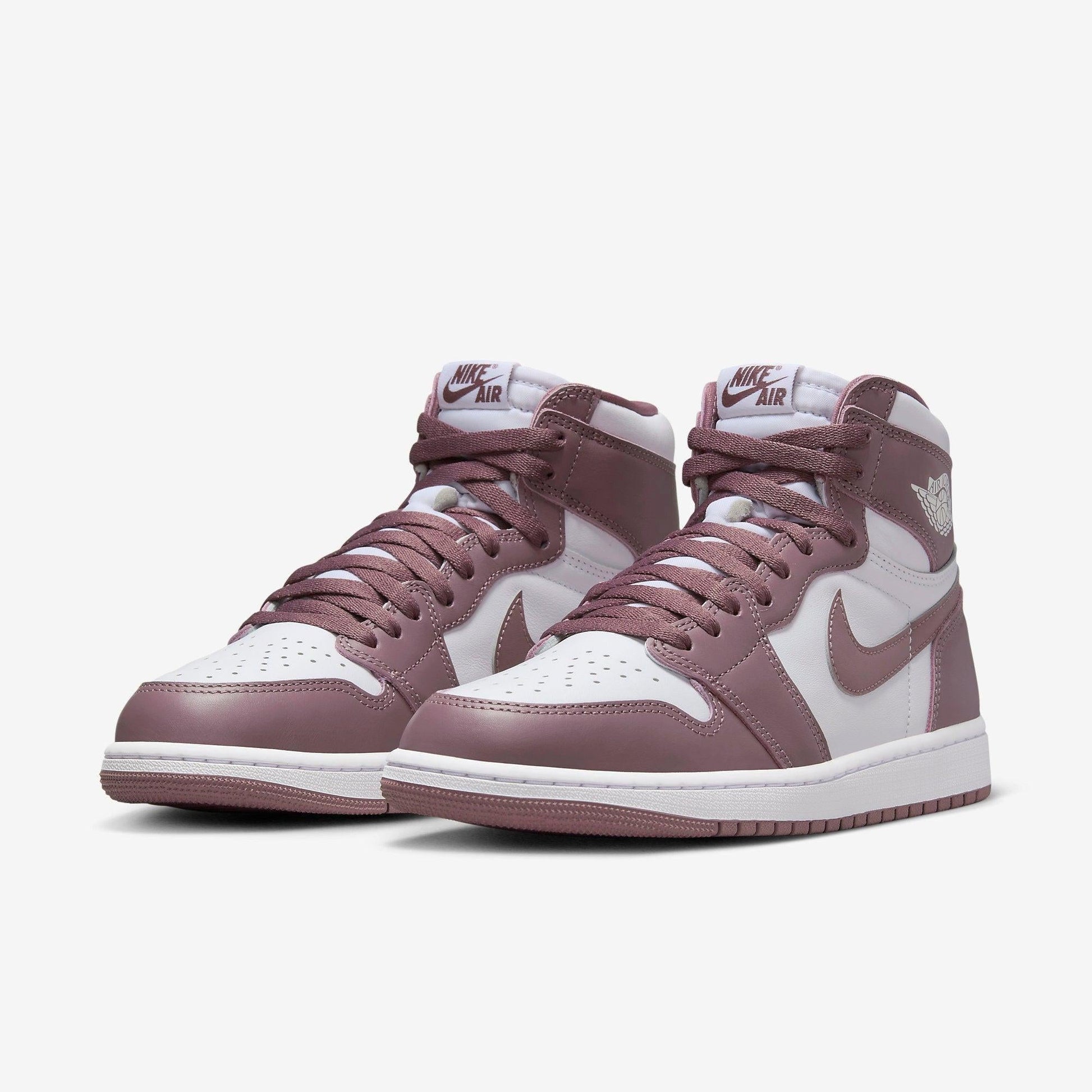 Air Jordan 1 Retro High OG 'Sky J Mauve' (2023) [DZ5485-105] Athletic Basketball Sports Sneakers in White / Sky J Mauve - White for Unisex Adult Mens - AVBL MRKT (1)