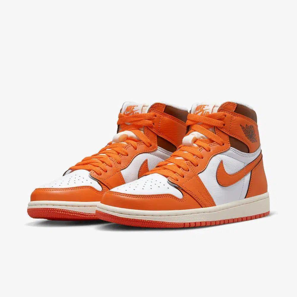 Air Jordan 1 Retro High OG 'Starfish' (2022) (Womens) [DO9369-101] Athletic Basketball Sports Sneakers in White / Starfish - Cacao Wow - Sail for Unisex Adult Female Ladies Girls WMNS - AVBL MRKT (1)
