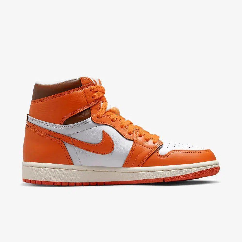 Air Jordan 1 Retro High OG 'Starfish' (2022) (Womens) [DO9369-101] Athletic Basketball Sports Sneakers in White / Starfish - Cacao Wow - Sail for Unisex Adult Female Ladies Girls WMNS - AVBL MRKT (4)