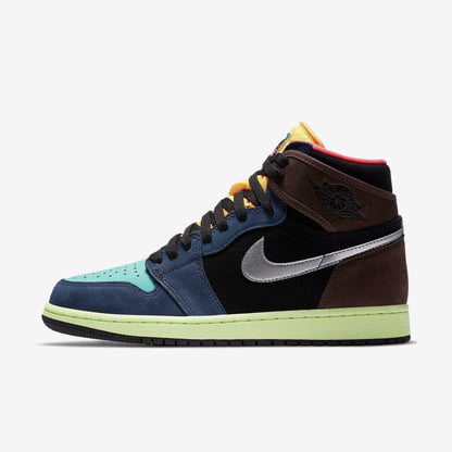 Air Jordan 1 Retro High OG 'Tokyo Bio Hack' (2020) [555088-201] Athletic Basketball Sports Sneakers in Baroque Brown / Racer Pink - Black for Unisex Adult Mens - AVBL MRKT (2)