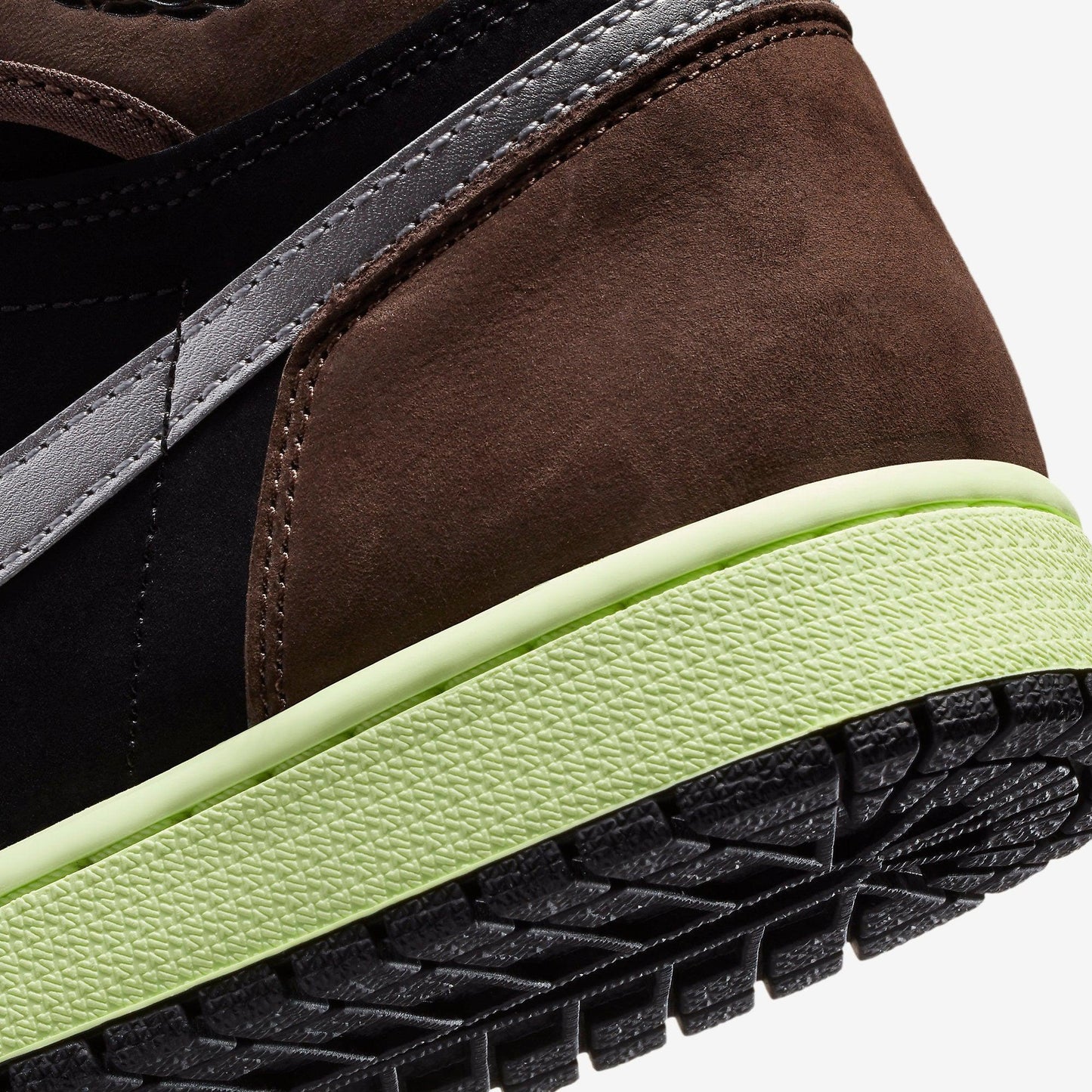 Air Jordan 1 Retro High OG 'Tokyo Bio Hack' (2020) [555088-201] Athletic Basketball Sports Sneakers in Baroque Brown / Racer Pink - Black for Unisex Adult Mens - AVBL MRKT (8)