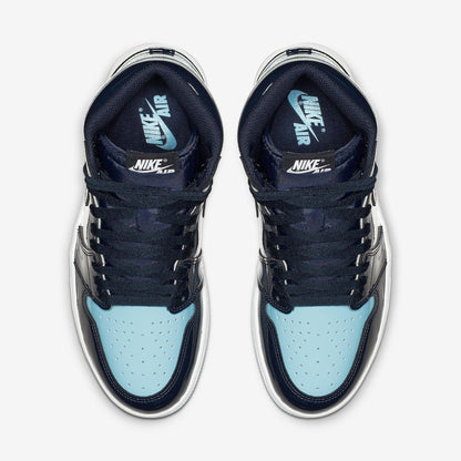 Air Jordan 1 Retro High OG 'UNC Blue Chill' (2019) (Womens) [CD0461-401] Athletic Basketball Sports Sneakers in Obsidian / Blue Chill - White for Unisex Adult Female Ladies Girls WMNS - AVBL MRKT (5)