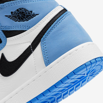 Air Jordan 1 Retro High OG 'UNC University Blue' (2021) (GS) [575441-134] Athletic Basketball Sports Sneakers in White / Black - University Blue for Unisex Youth Kids Junior Boys Girls - AVBL MRKT (8)