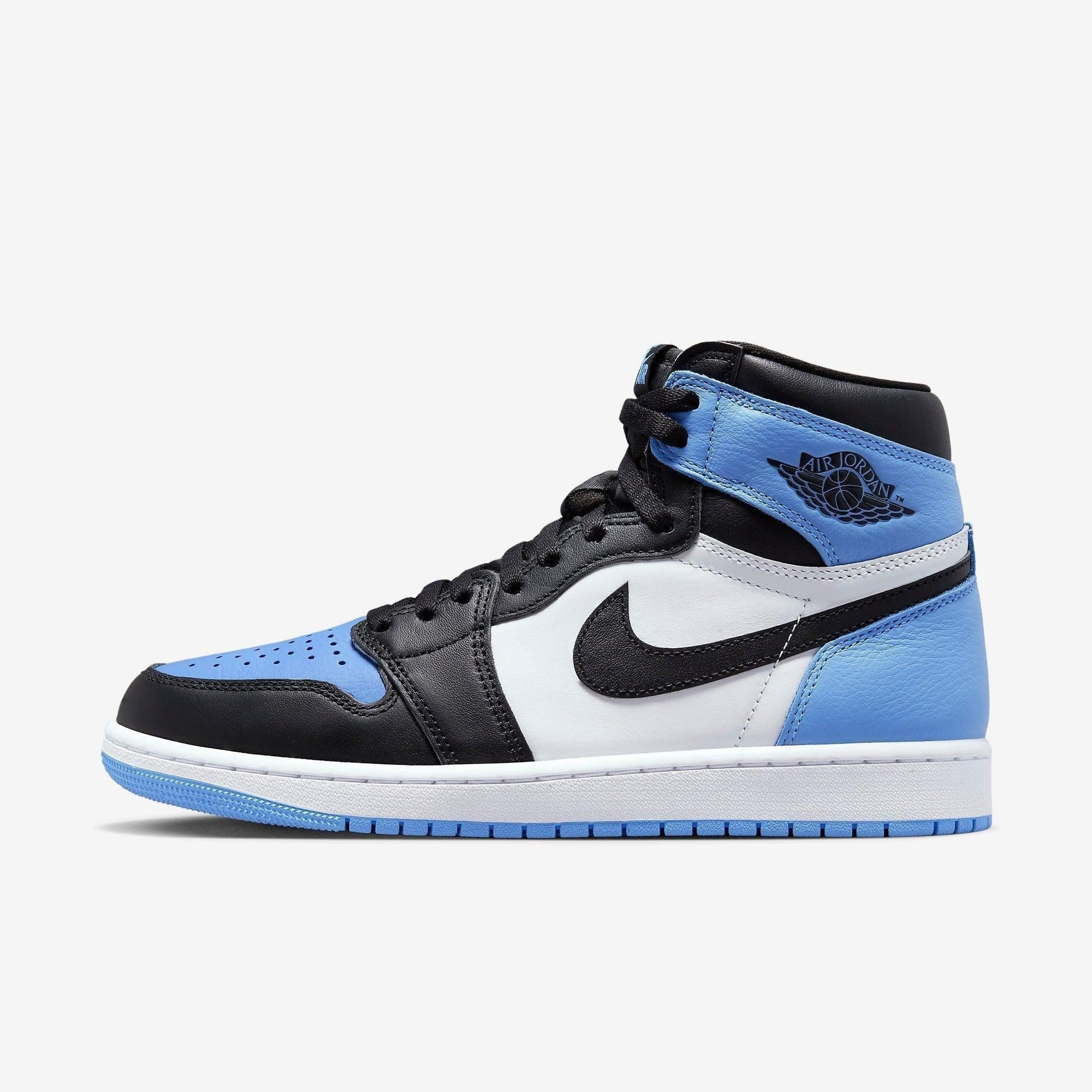 Air Jordan 1 Retro High OG 'UNC / University Blue Toe' (2023) [DZ5485-400] Athletic Basketball Sports Sneakers in University Blue / Black - White for Unisex Adult Mens - AVBL MRKT (2)