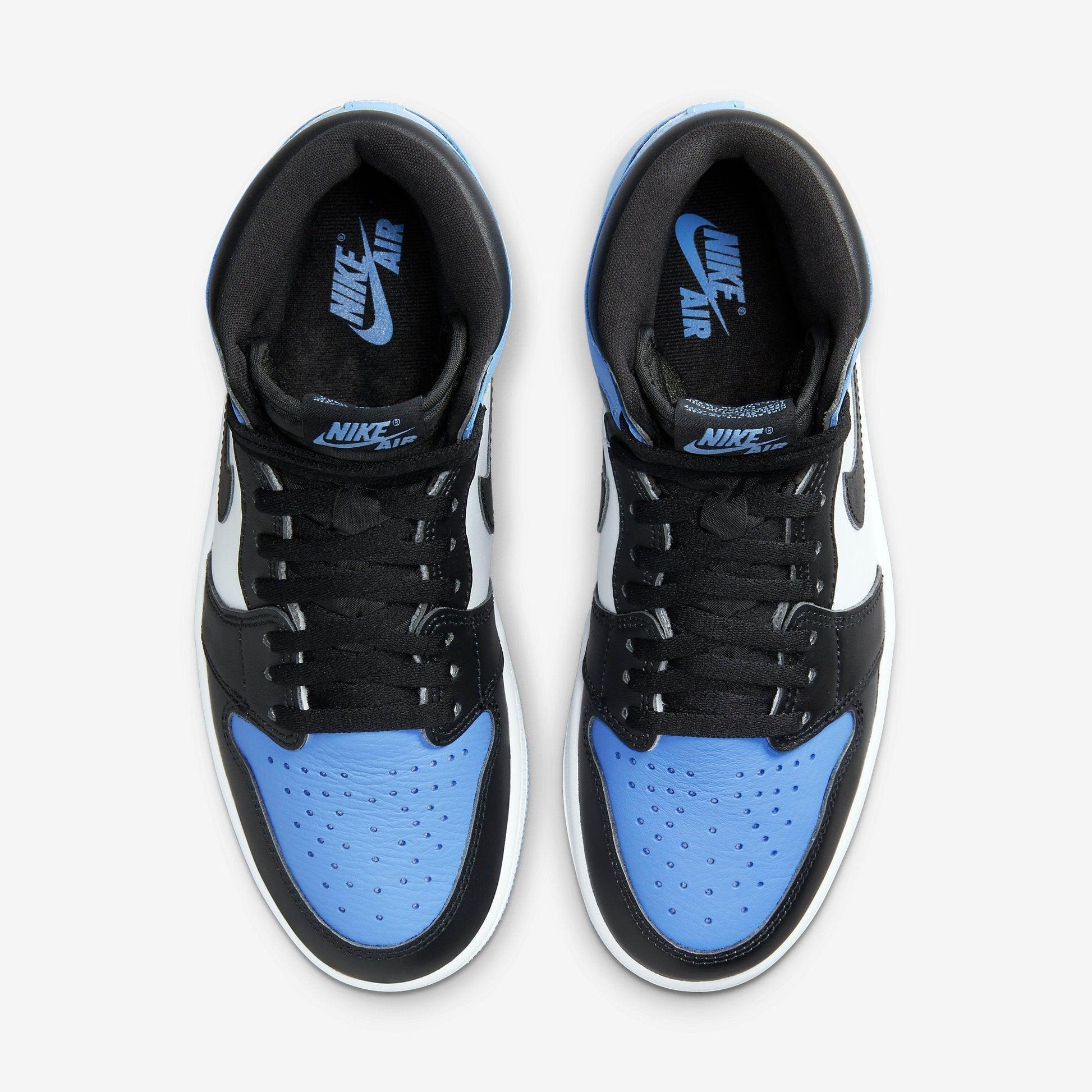 Air Jordan 1 Retro High OG 'UNC / University Blue Toe' (2023) [DZ5485-400] Athletic Basketball Sports Sneakers in University Blue / Black - White for Unisex Adult Mens - AVBL MRKT (5)
