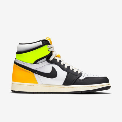 Air Jordan 1 Retro High OG 'Volt / Gold' (2021) [555088-118] Athletic Basketball Sports Sneakers in White / Black - Volt for Unisex Adult Mens - AVBL MRKT (4)