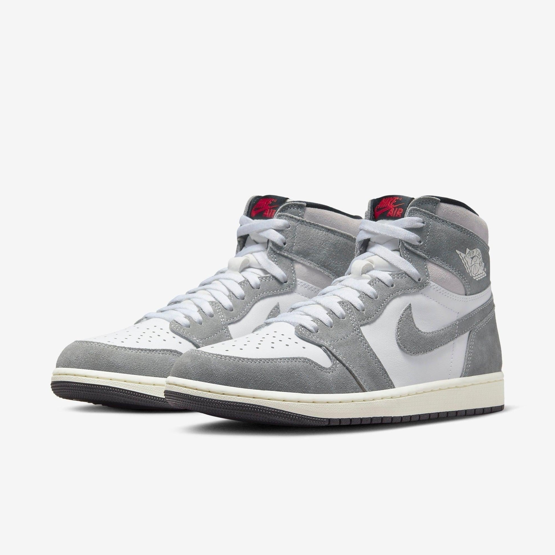 Air Jordan 1 Retro High OG 'Washed Black' (2023) [DZ5485-051] Athletic Basketball Sports Sneakers in Black / Fire Red - White for Unisex Adult Mens - AVBL MRKT (1)