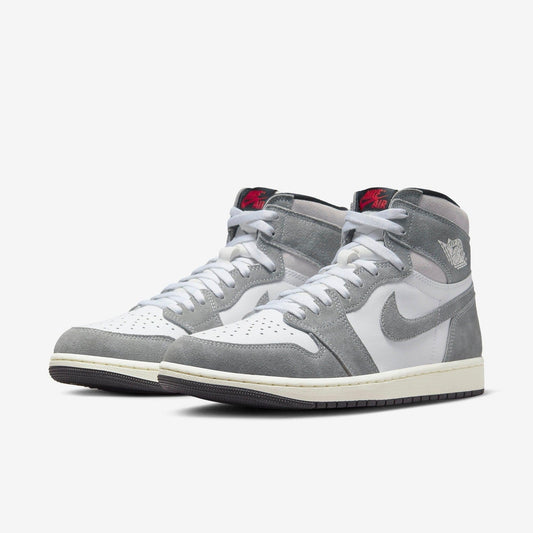 Air Jordan 1 Retro High OG 'Washed Black' (2023) [DZ5485-051] Athletic Basketball Sports Sneakers in Black / Fire Red - White for Unisex Adult Mens - AVBL MRKT (1)