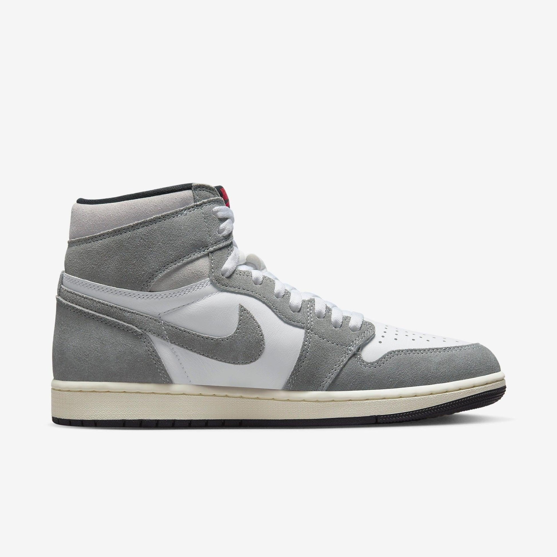 Air Jordan 1 Retro High OG 'Washed Black' (2023) [DZ5485-051] Athletic Basketball Sports Sneakers in Black / Fire Red - White for Unisex Adult Mens - AVBL MRKT (4)