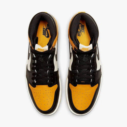 Air Jordan 1 Retro High OG 'Yellow Toe / Taxi' (2022) [555088-711] Athletic Basketball Sports Sneakers in Taxi / Black - Sail for Unisex Adult Mens - AVBL MRKT (5)