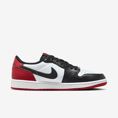 Air Jordan 1 Retro Low OG 'Black Toe' (2023) [CZ0790-106] Athletic Basketball Sports Sneakers in White / Black - Varsity Red for Unisex Adult Mens - AVBL MRKT (4)