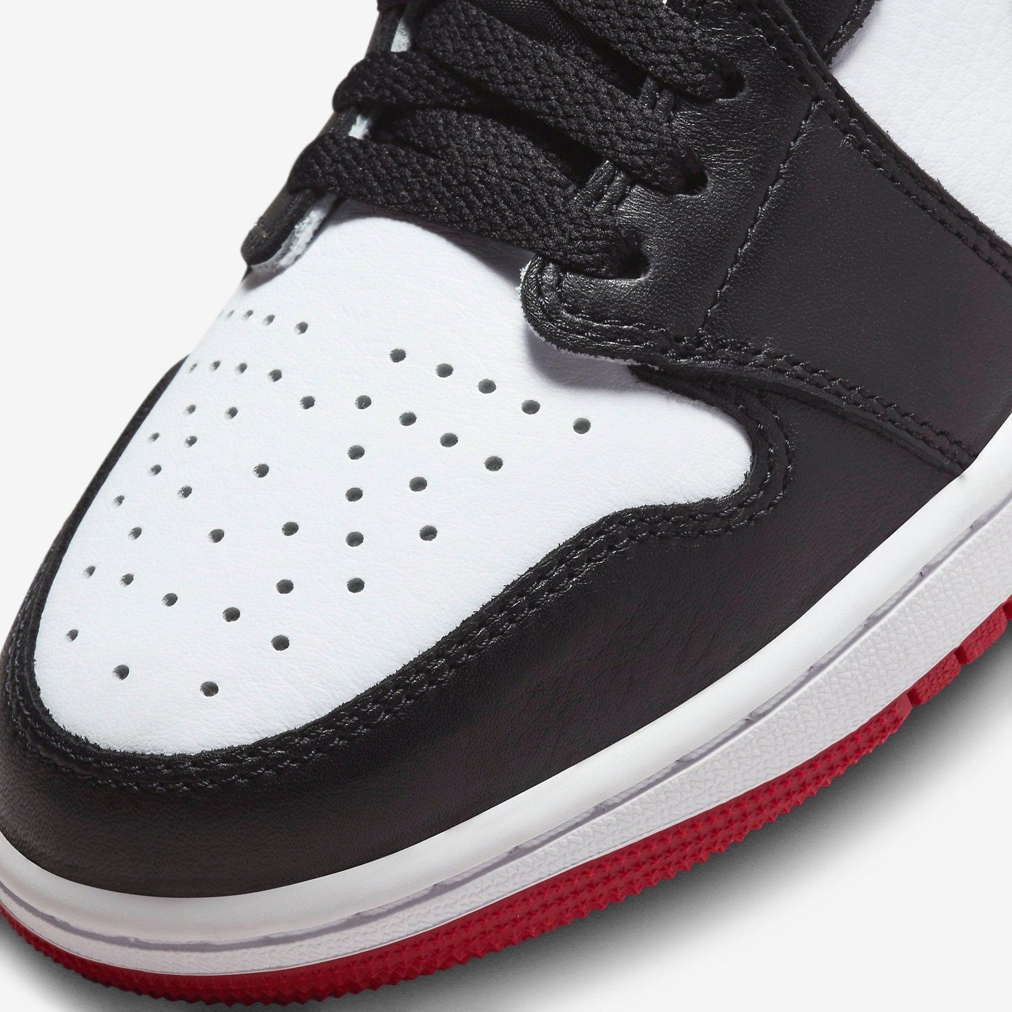 Air Jordan 1 Retro Low OG 'Black Toe' (2023) [CZ0790-106] Athletic Basketball Sports Sneakers in White / Black - Varsity Red for Unisex Adult Mens - AVBL MRKT (7)