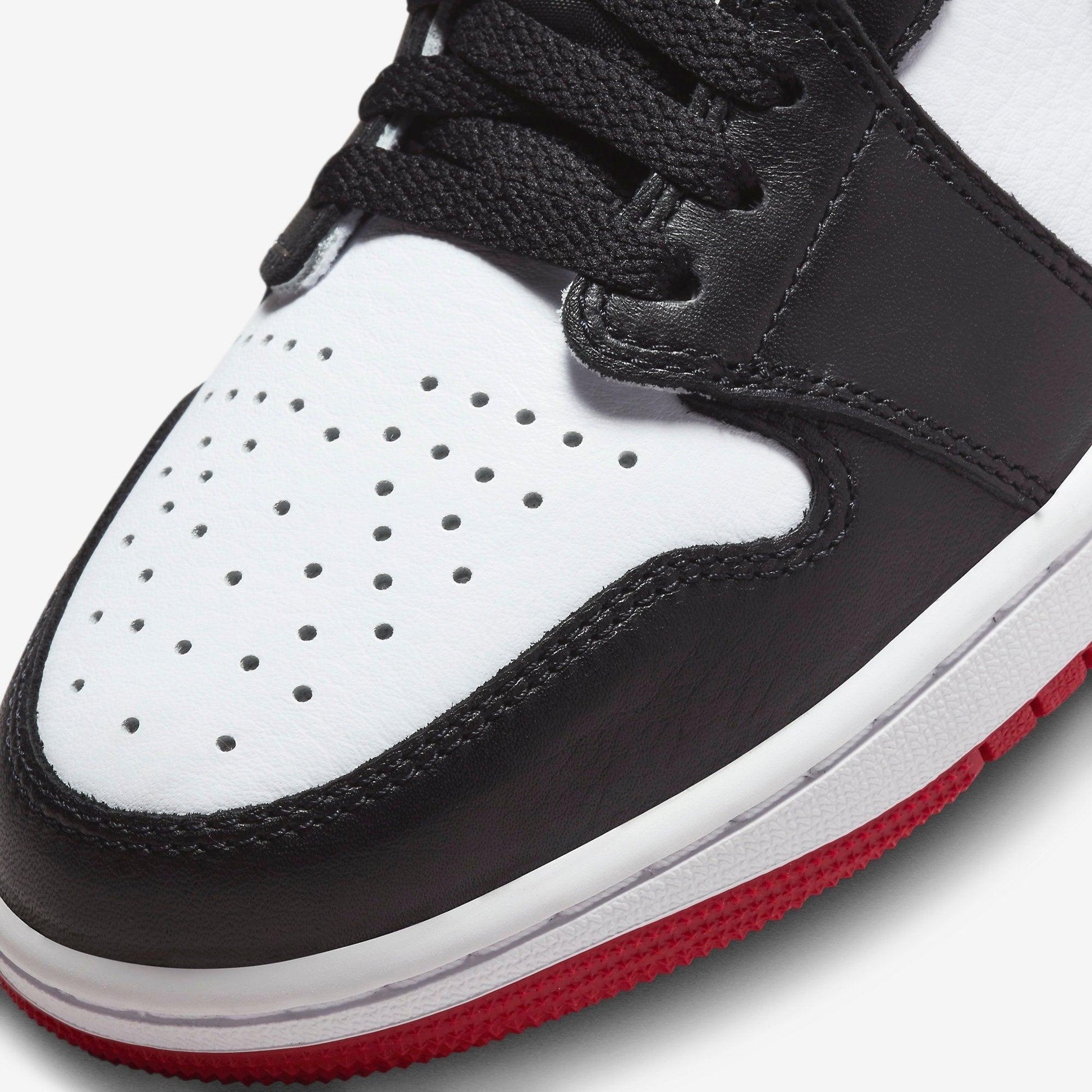 Air Jordan 1 Retro Low OG 'Black Toe' (2023) [CZ0790-106] Athletic Basketball Sports Sneakers in White / Black - Varsity Red for Unisex Adult Mens - AVBL MRKT (7)