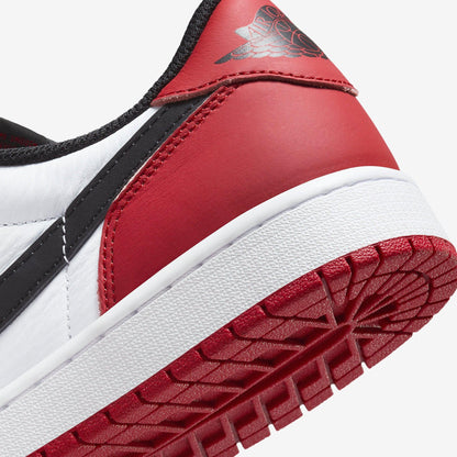 Air Jordan 1 Retro Low OG 'Black Toe' (2023) [CZ0790-106] Athletic Basketball Sports Sneakers in White / Black - Varsity Red for Unisex Adult Mens - AVBL MRKT (8)