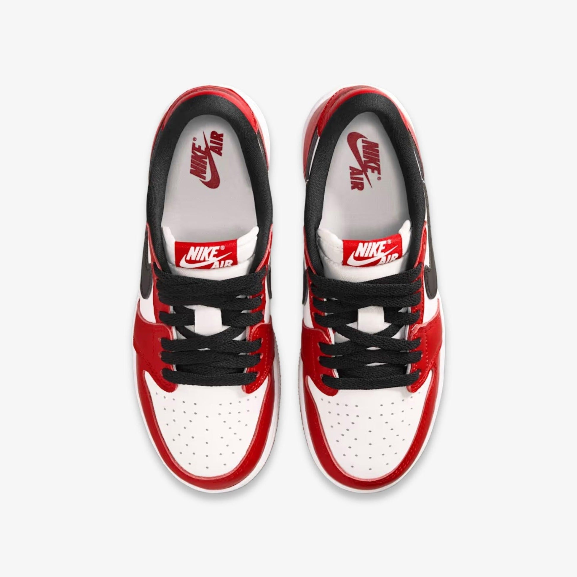 Air Jordan 1 Retro Low OG 'Chicago' (2025) (GS) [HQ6999-600] Athletic Basketball Sports Sneakers in Varsity Red / Black - Summit White for Unisex Youth Kids Junior Boys Girls - AVBL MRKT (5)