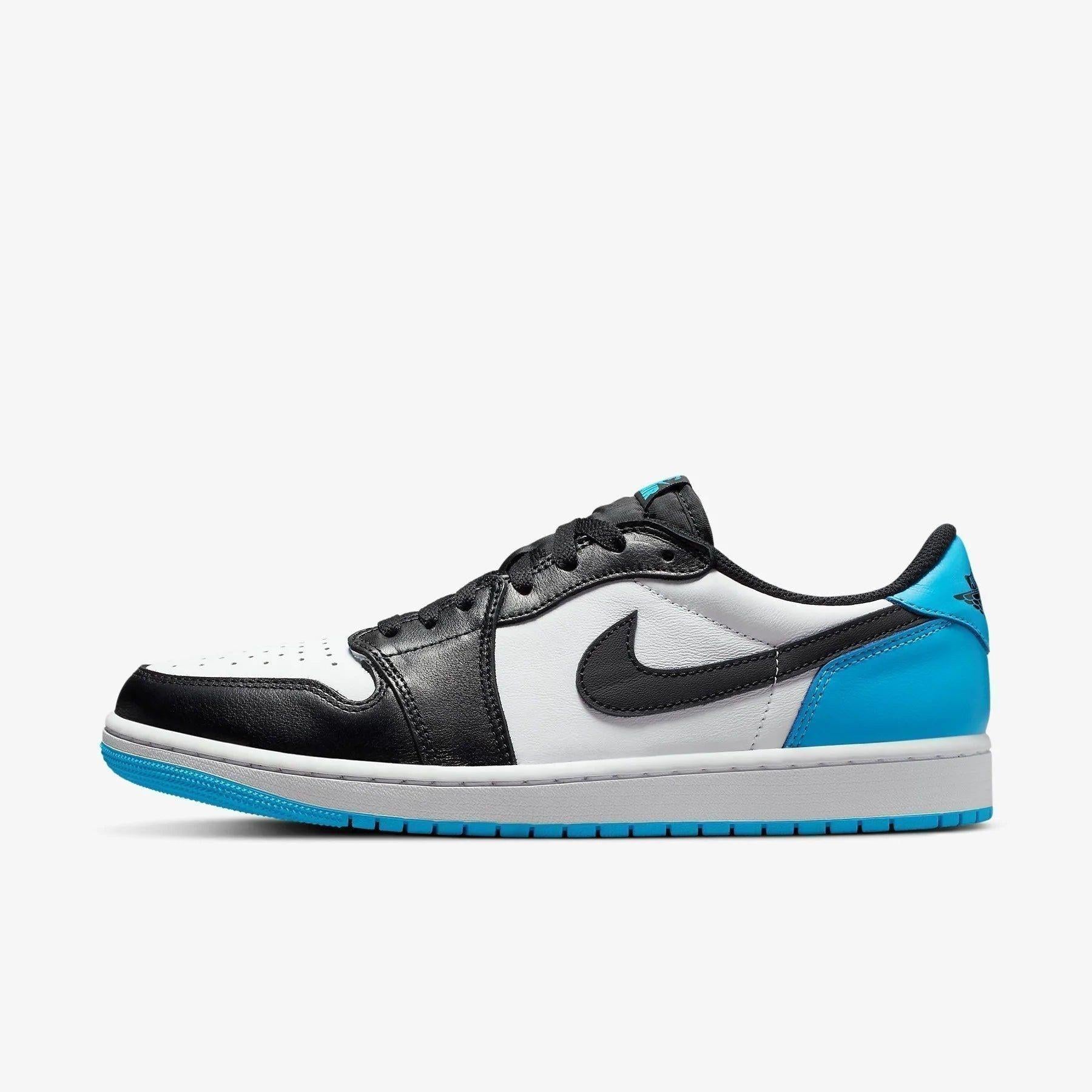 Air Jordan 1 Retro Low OG 'UNC / Dark Powder Blue' (2022) [CZ0790-104] Athletic Basketball Sports Sneakers in White / Dark Powder Blue - Black for Unisex Adult Mens - AVBL MRKT (2)