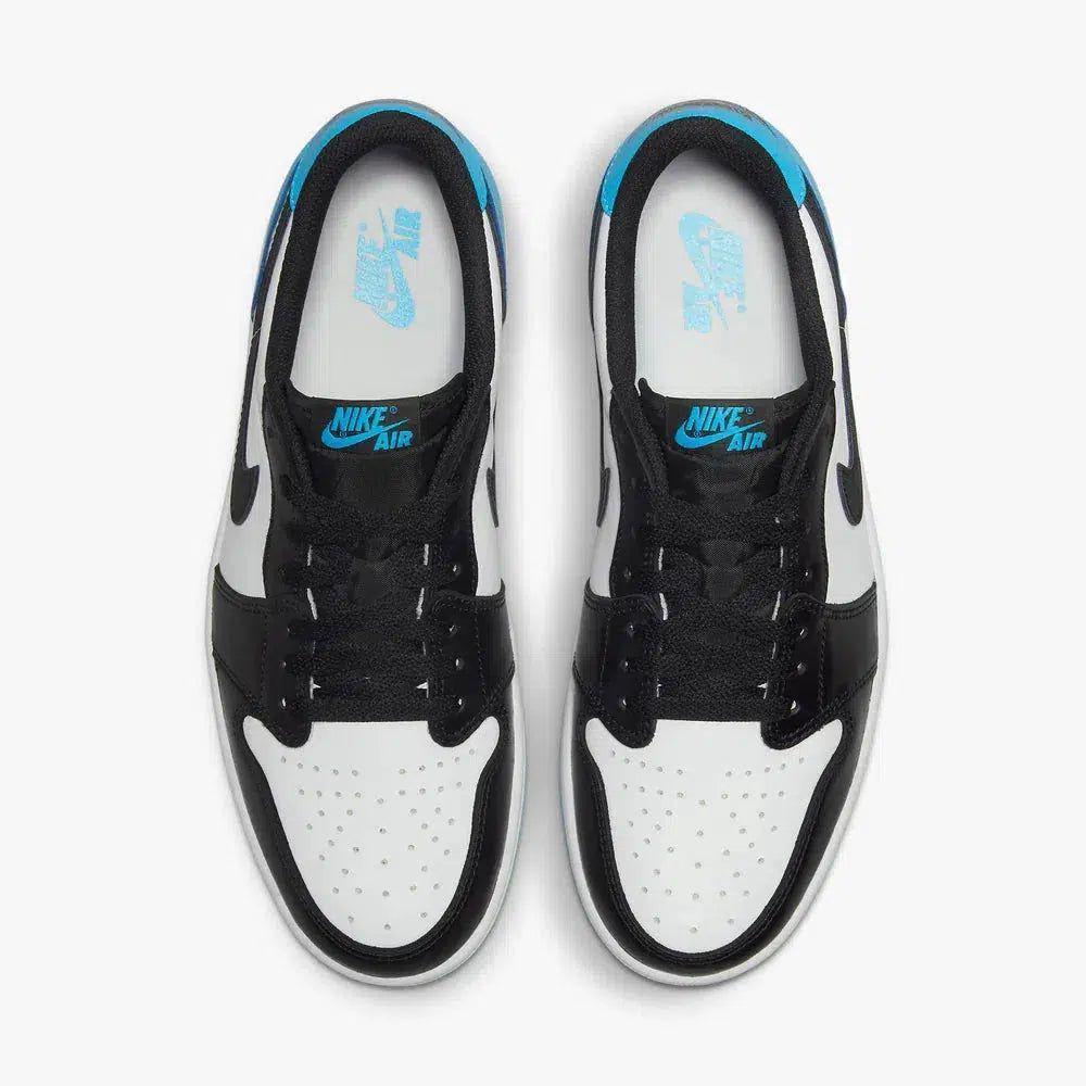 Air Jordan 1 Retro Low OG 'UNC / Dark Powder Blue' (2022) [CZ0790-104] Athletic Basketball Sports Sneakers in White / Dark Powder Blue - Black for Unisex Adult Mens - AVBL MRKT (5)