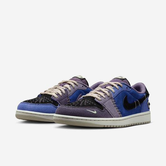 Air Jordan 1 Retro Low OG x Zion Williamson 'Voodoo Alternate' (2025) [IH2309-500] Athletic Basketball Sports Sneakers in Regency Purple / Vapor Green - Black for Unisex Adult Mens - AVBL MRKT (1)