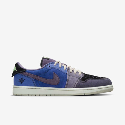 Air Jordan 1 Retro Low OG x Zion Williamson 'Voodoo Alternate' (2025) [IH2309-500] Athletic Basketball Sports Sneakers in Regency Purple / Vapor Green - Black for Unisex Adult Mens - AVBL MRKT (4)