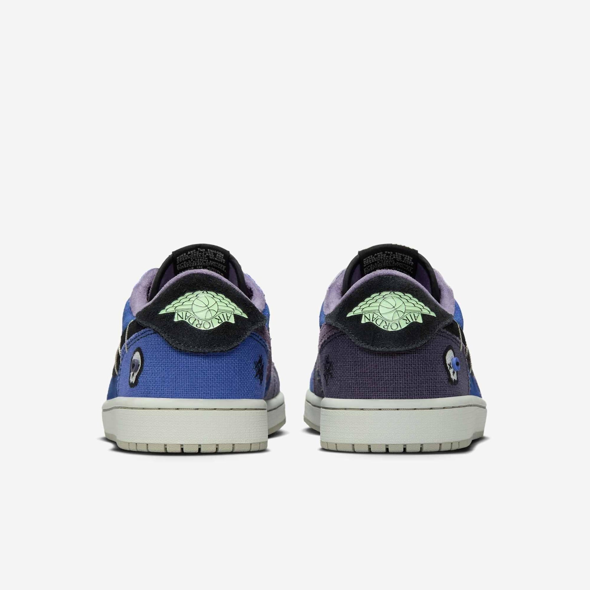 Air Jordan 1 Retro Low OG x Zion Williamson 'Voodoo Alternate' (2025) [IH2309-500] Athletic Basketball Sports Sneakers in Regency Purple / Vapor Green - Black for Unisex Adult Mens - AVBL MRKT (6)